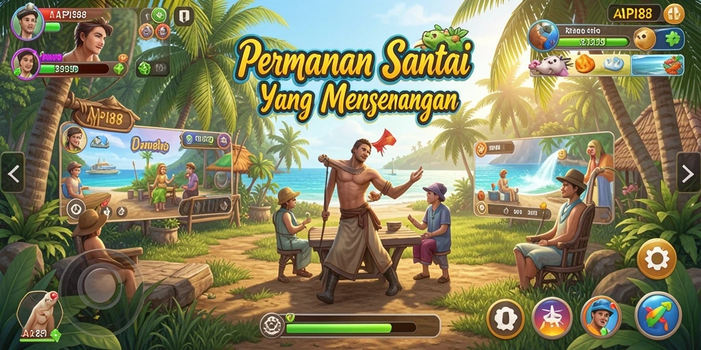 Gameplay seru dengan karakter lucu di API88.