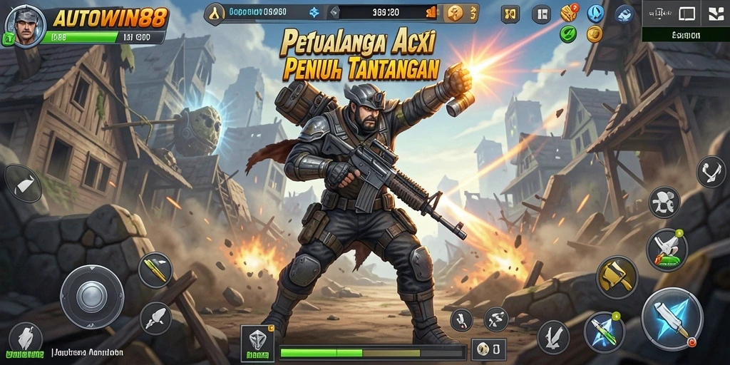 Screenshot menunjukkan aksi menarik dalam game AUTOWIN88.