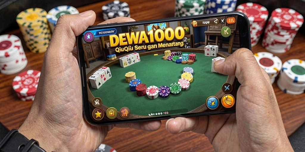 Tampilan gameplay QiuQiu yang menarik dan kompetitif.