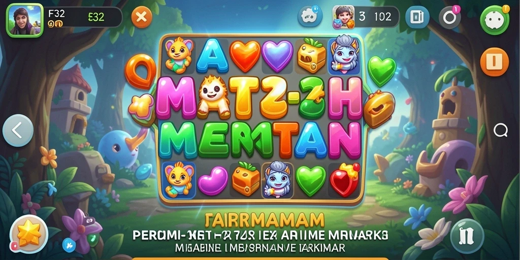 Tampilan gameplay F32 dengan aksi Match-3 yang seru.