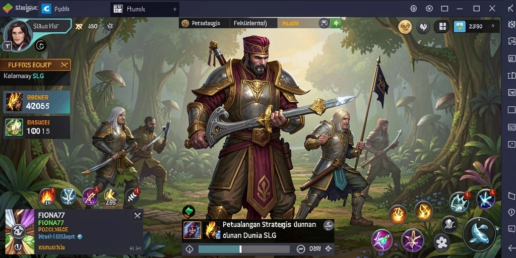 Tampilan gameplay menegangkan di dalam FIONA77 yang penuh strategi.