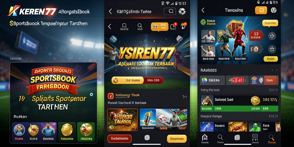 Tampilan gameplay yang menakjubkan dalam aplikasi Sportsbook KEREN77.
