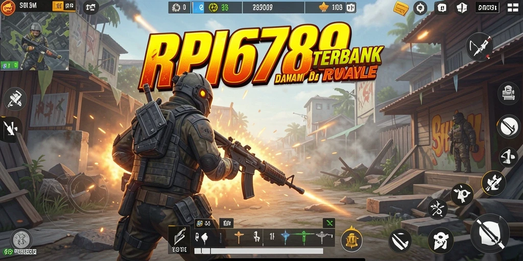 Gameplay seru dan mendebarkan di RP6789 Battle Royale.